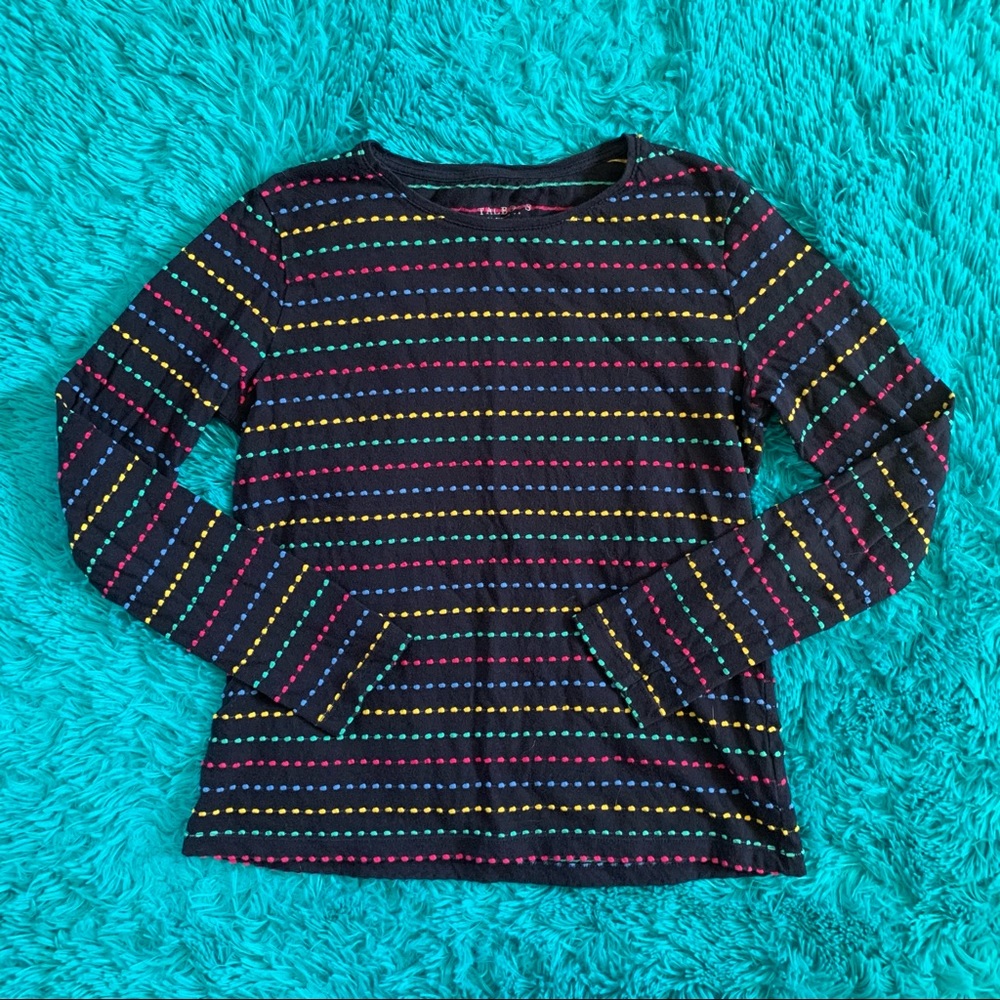 Rainbow stitch shirt